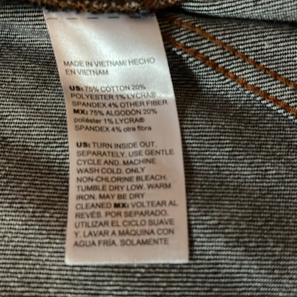 Chico’s Midi Denim Jacket - Picture 8 of 9